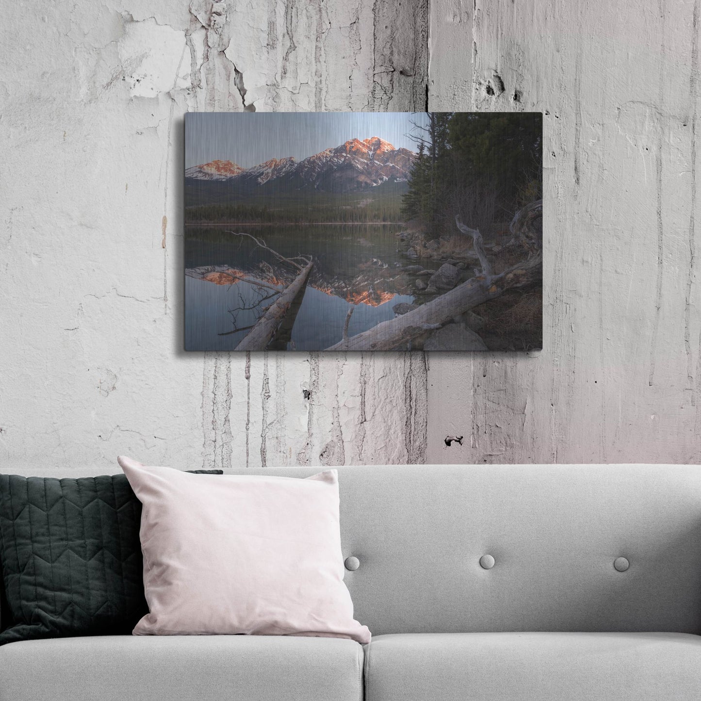 Luxe Metal Art 'Pyramid Lake 2' by Joe Reimer Photography, Metal Wall Art,36x24