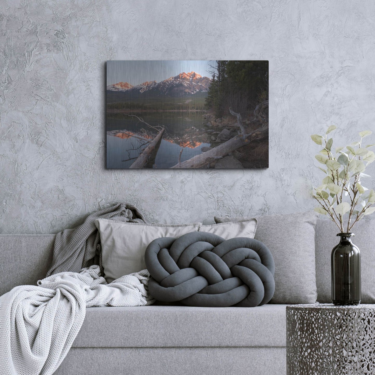 Luxe Metal Art 'Pyramid Lake 2' by Joe Reimer Photography, Metal Wall Art,36x24