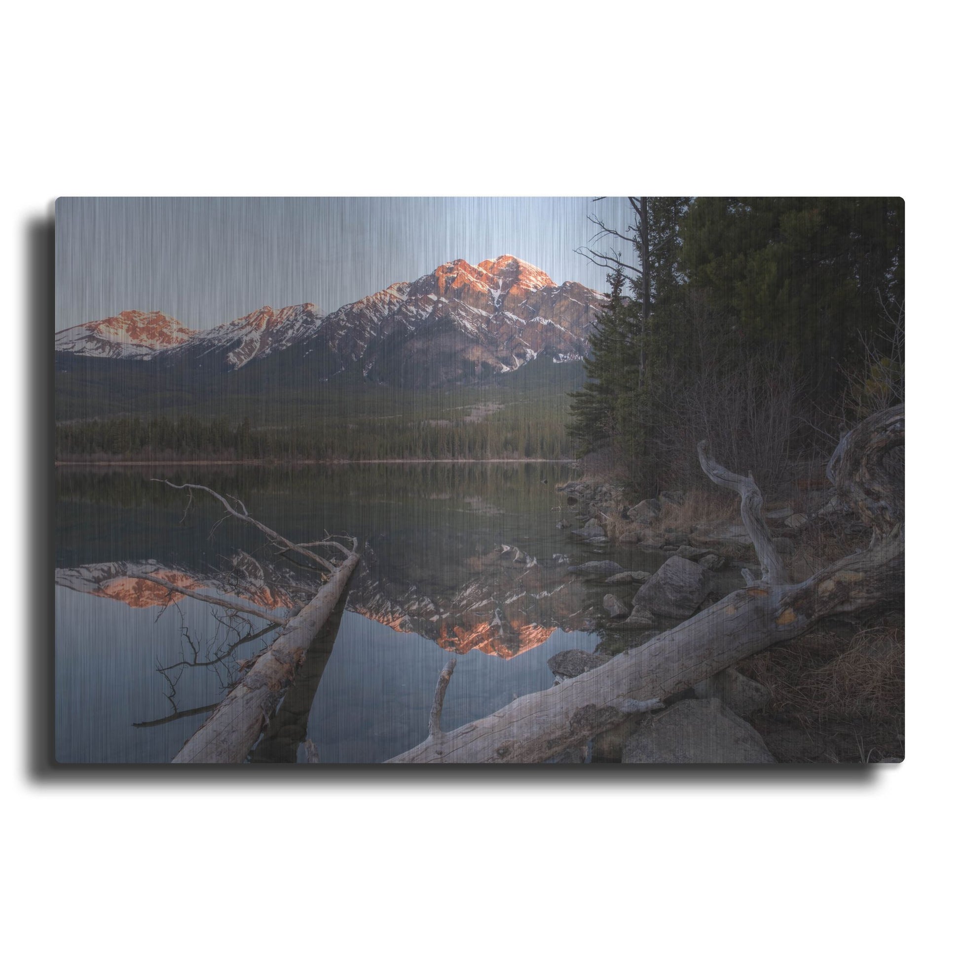 Luxe Metal Art 'Pyramid Lake 2' by Joe Reimer Photography, Metal Wall Art