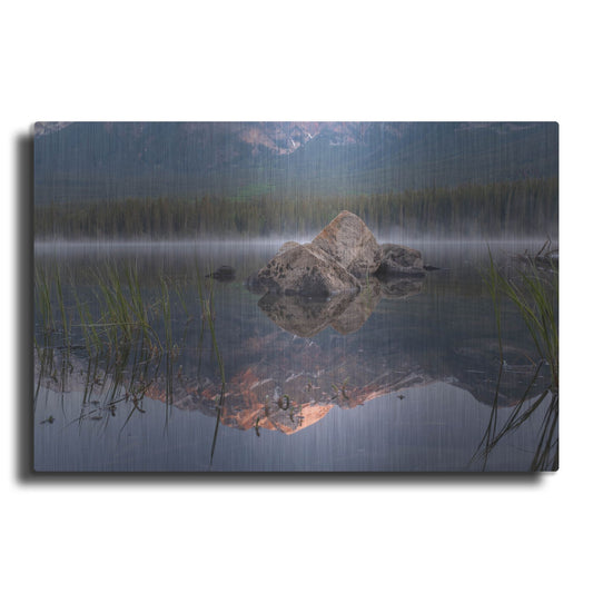 Luxe Metal Art 'Pyramid Lake 3' by Joe Reimer Photography, Metal Wall Art