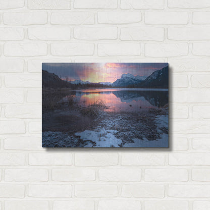 Luxe Metal Art 'Pyramid Lake 4' by Joe Reimer Photography, Metal Wall Art,24x16