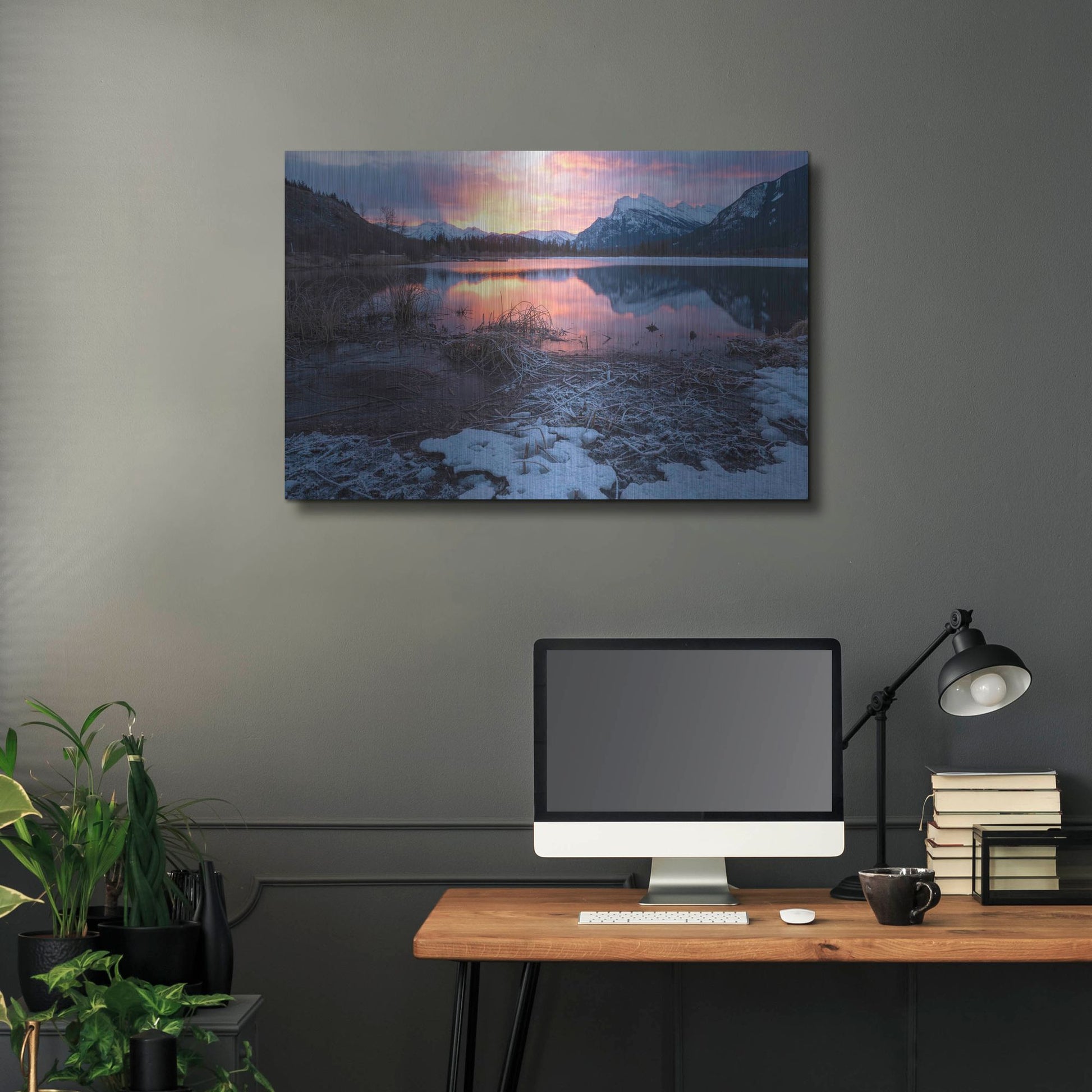 Luxe Metal Art 'Pyramid Lake 4' by Joe Reimer Photography, Metal Wall Art,36x24