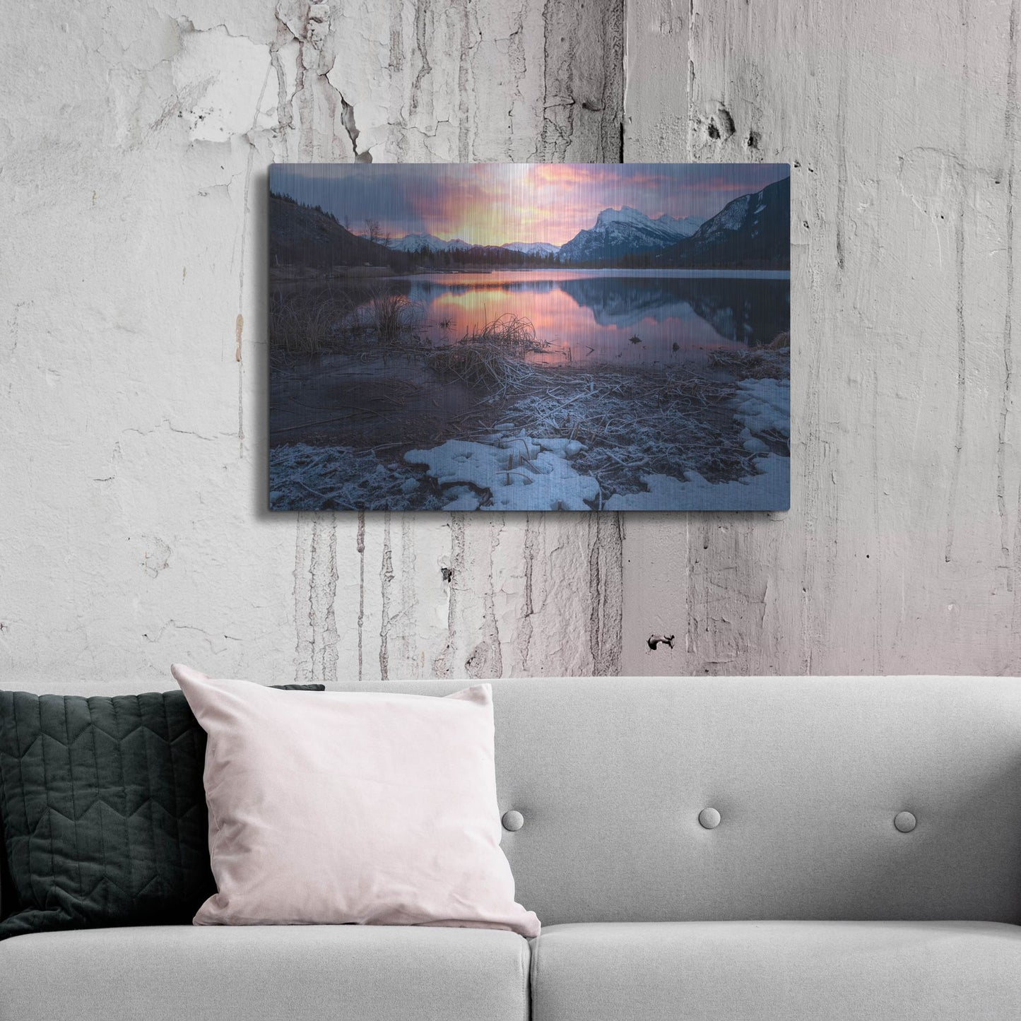 Luxe Metal Art 'Pyramid Lake 4' by Joe Reimer Photography, Metal Wall Art,36x24