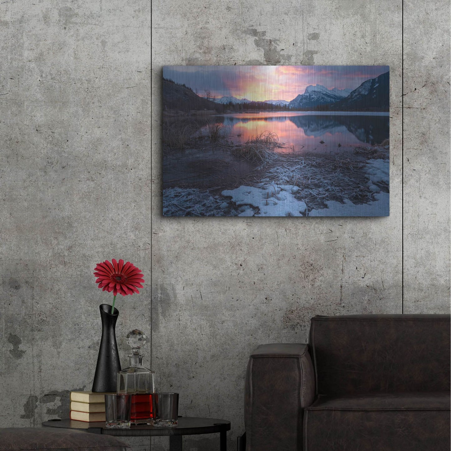 Luxe Metal Art 'Pyramid Lake 4' by Joe Reimer Photography, Metal Wall Art,36x24