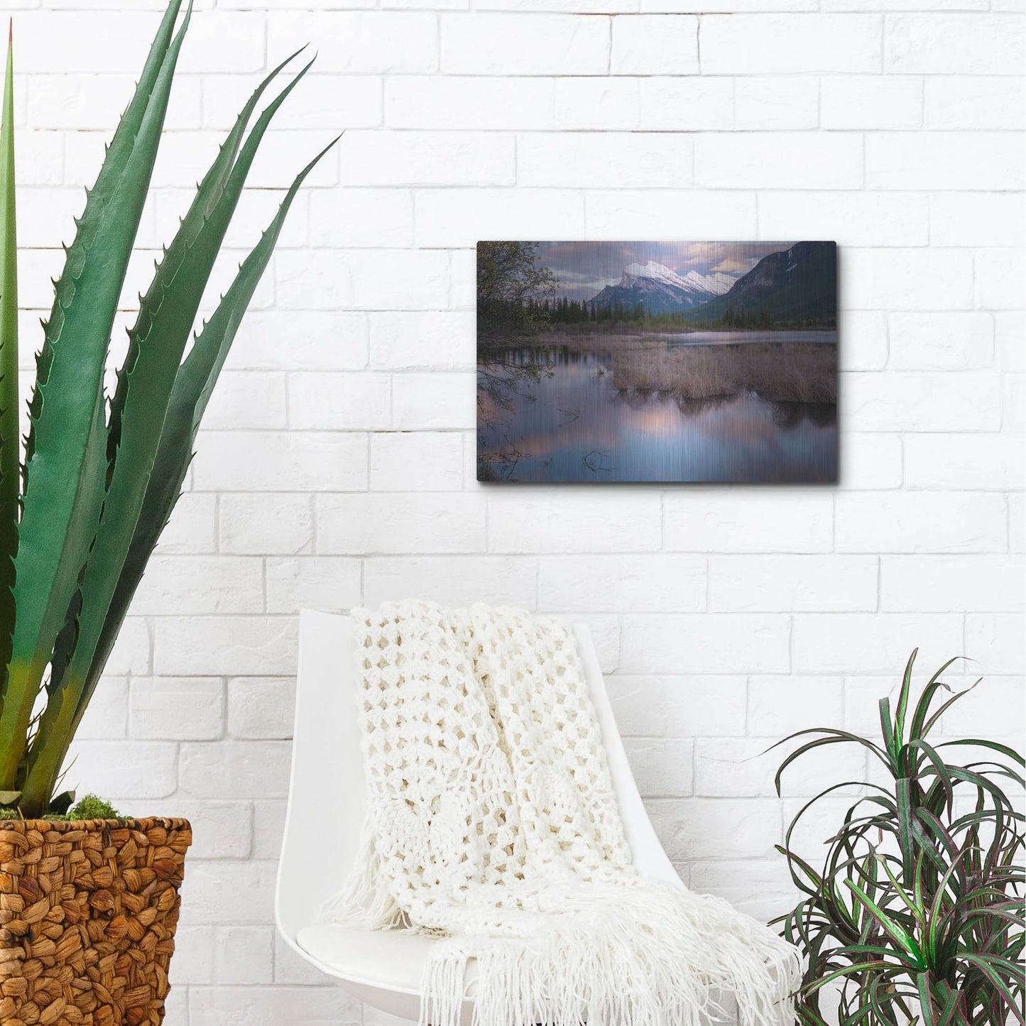 Luxe Metal Art 'Pyramid Lake 5' by Joe Reimer Photography, Metal Wall Art,16x12