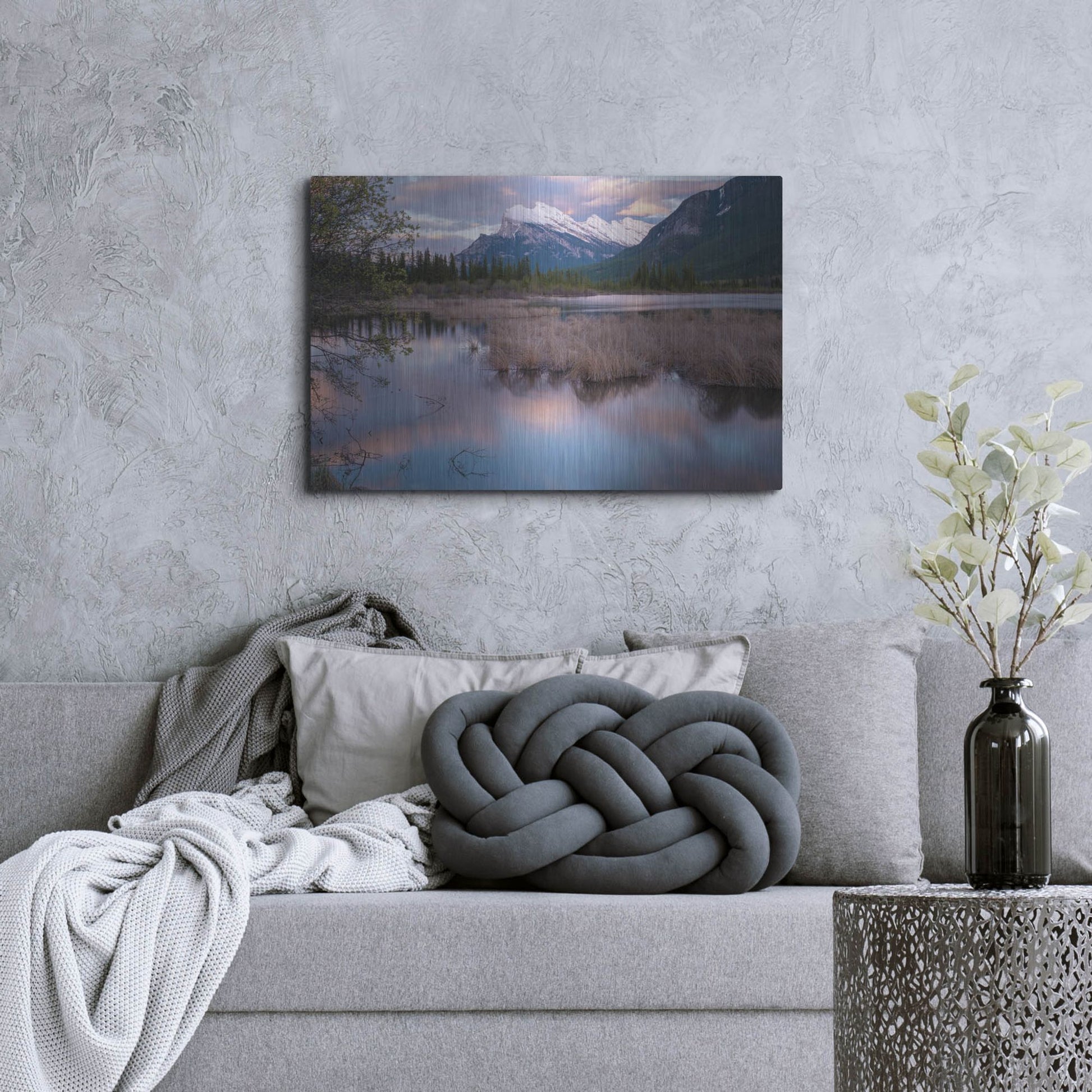 Luxe Metal Art 'Pyramid Lake 5' by Joe Reimer Photography, Metal Wall Art,36x24