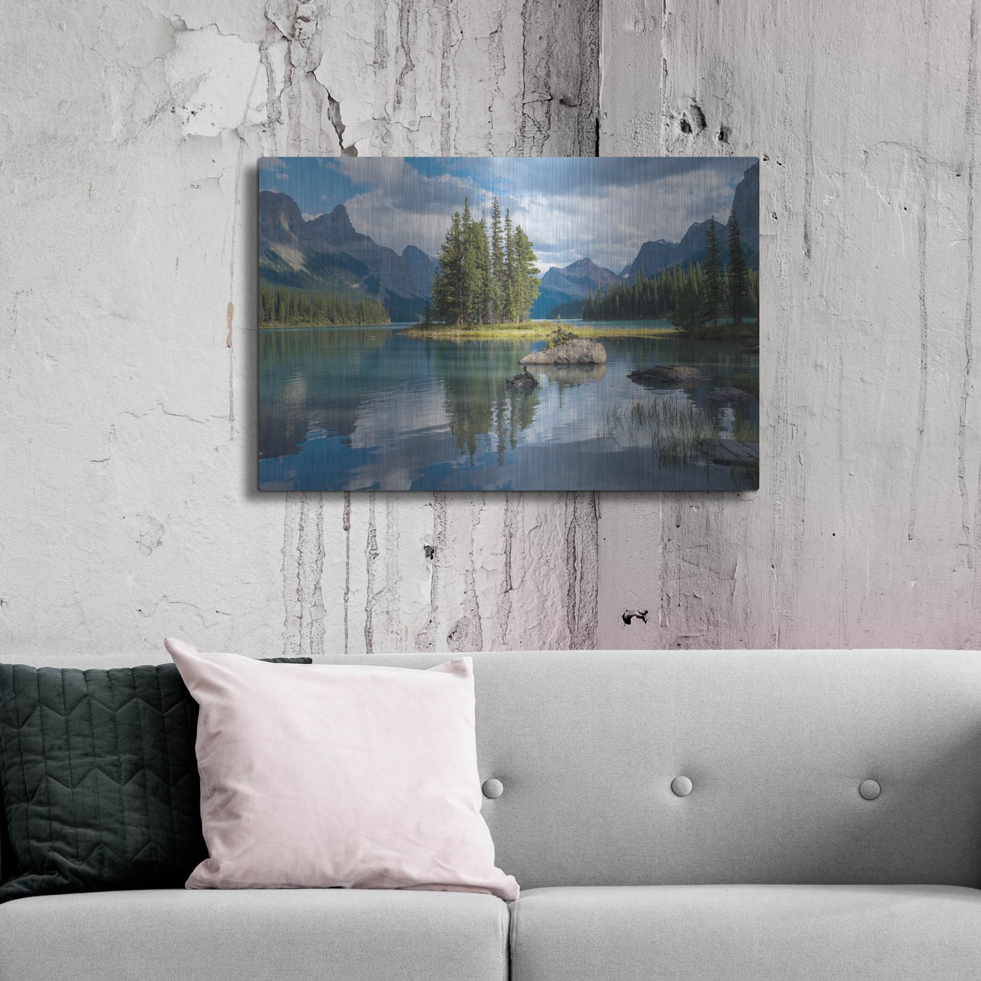 Luxe Metal Art 'Spirit Island 2' by Joe Reimer Photography, Metal Wall Art,36x24