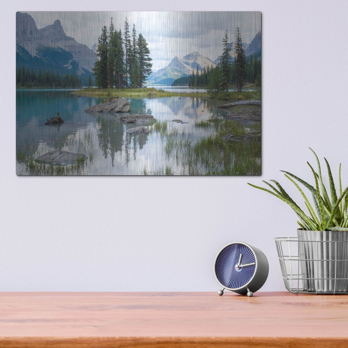 Luxe Metal Art 'Spirit Island 3' by Joe Reimer Photography, Metal Wall Art,16x12