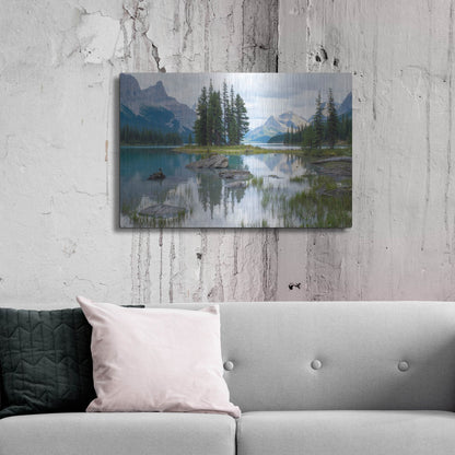 Luxe Metal Art 'Spirit Island 3' by Joe Reimer Photography, Metal Wall Art,36x24