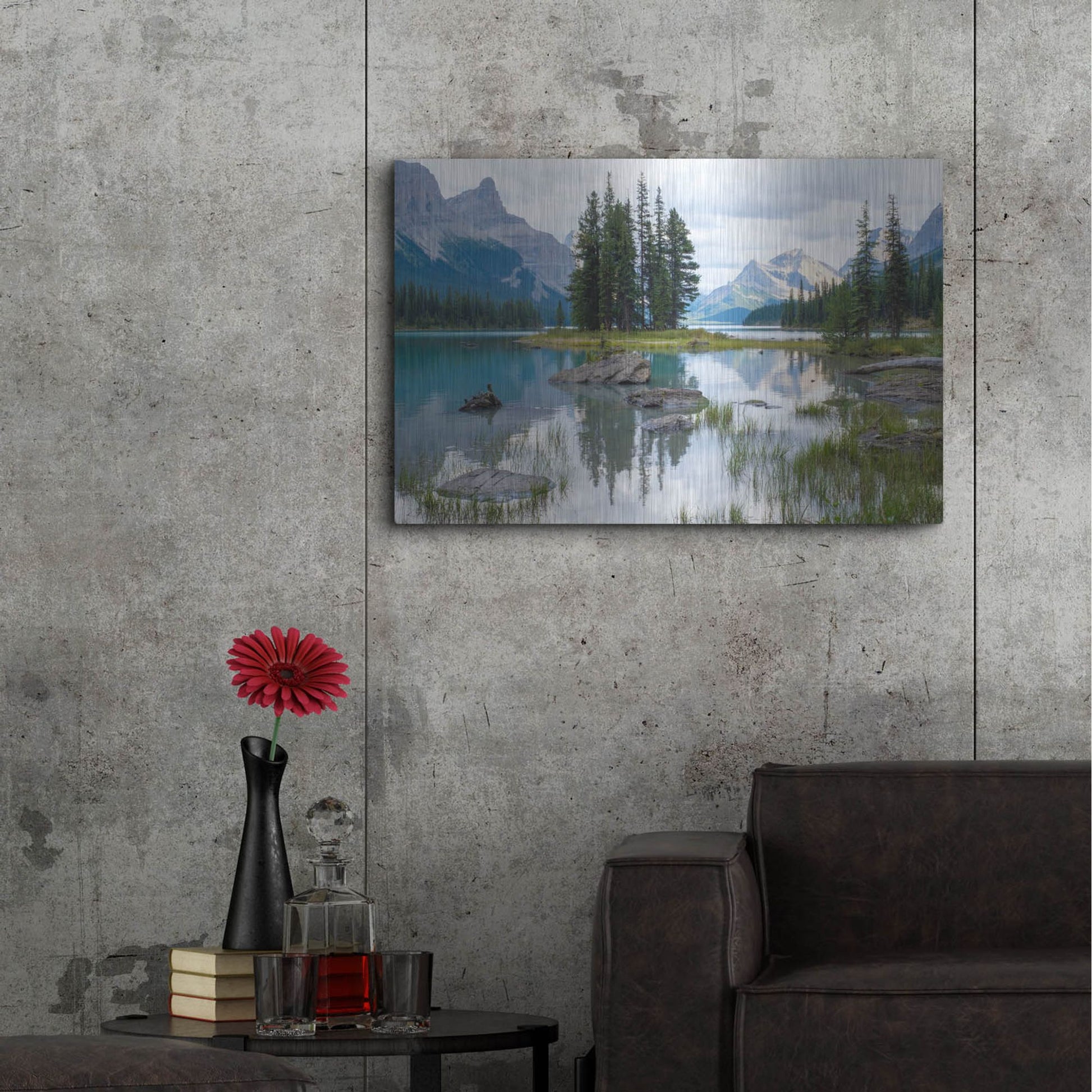 Luxe Metal Art 'Spirit Island 3' by Joe Reimer Photography, Metal Wall Art,36x24