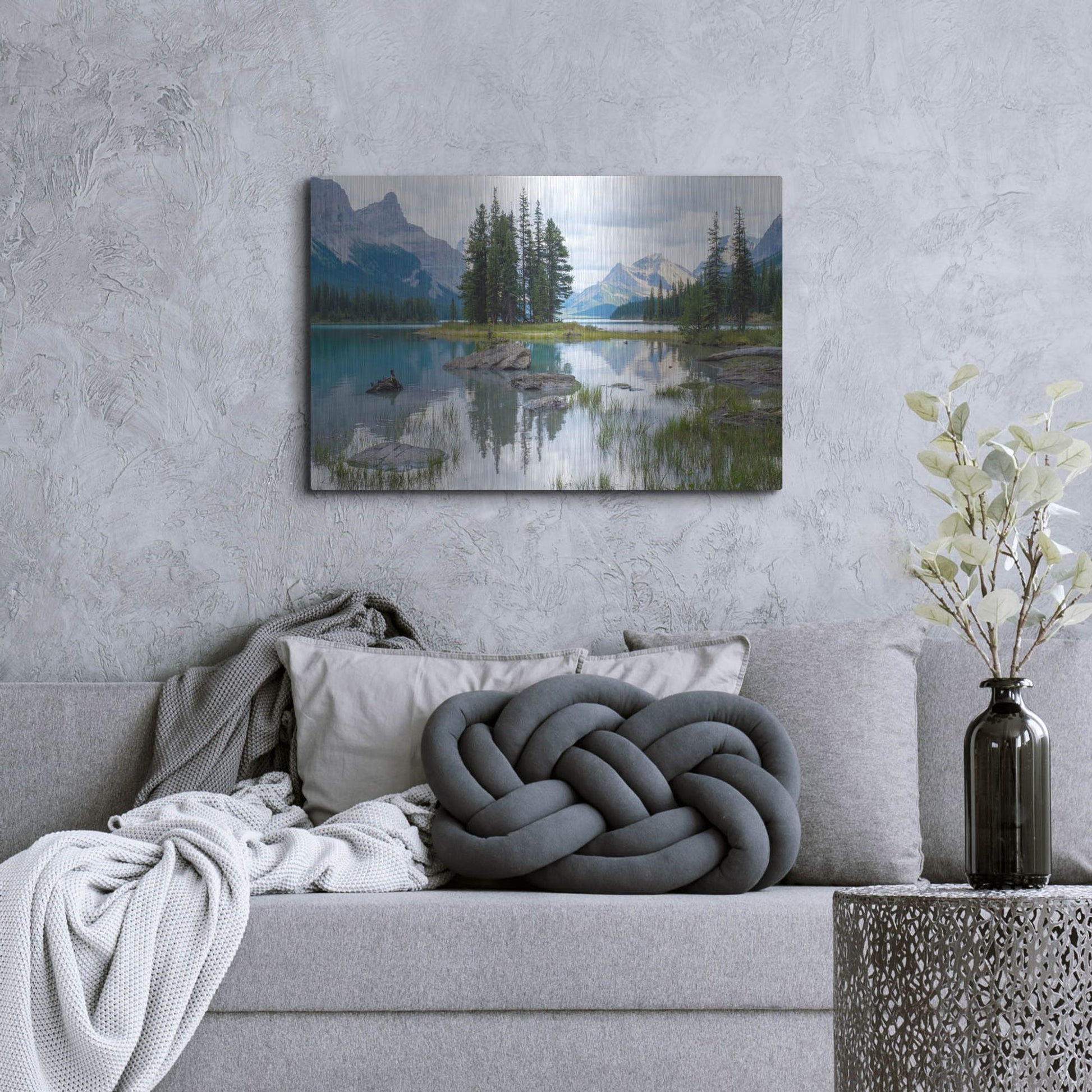 Luxe Metal Art 'Spirit Island 3' by Joe Reimer Photography, Metal Wall Art,36x24