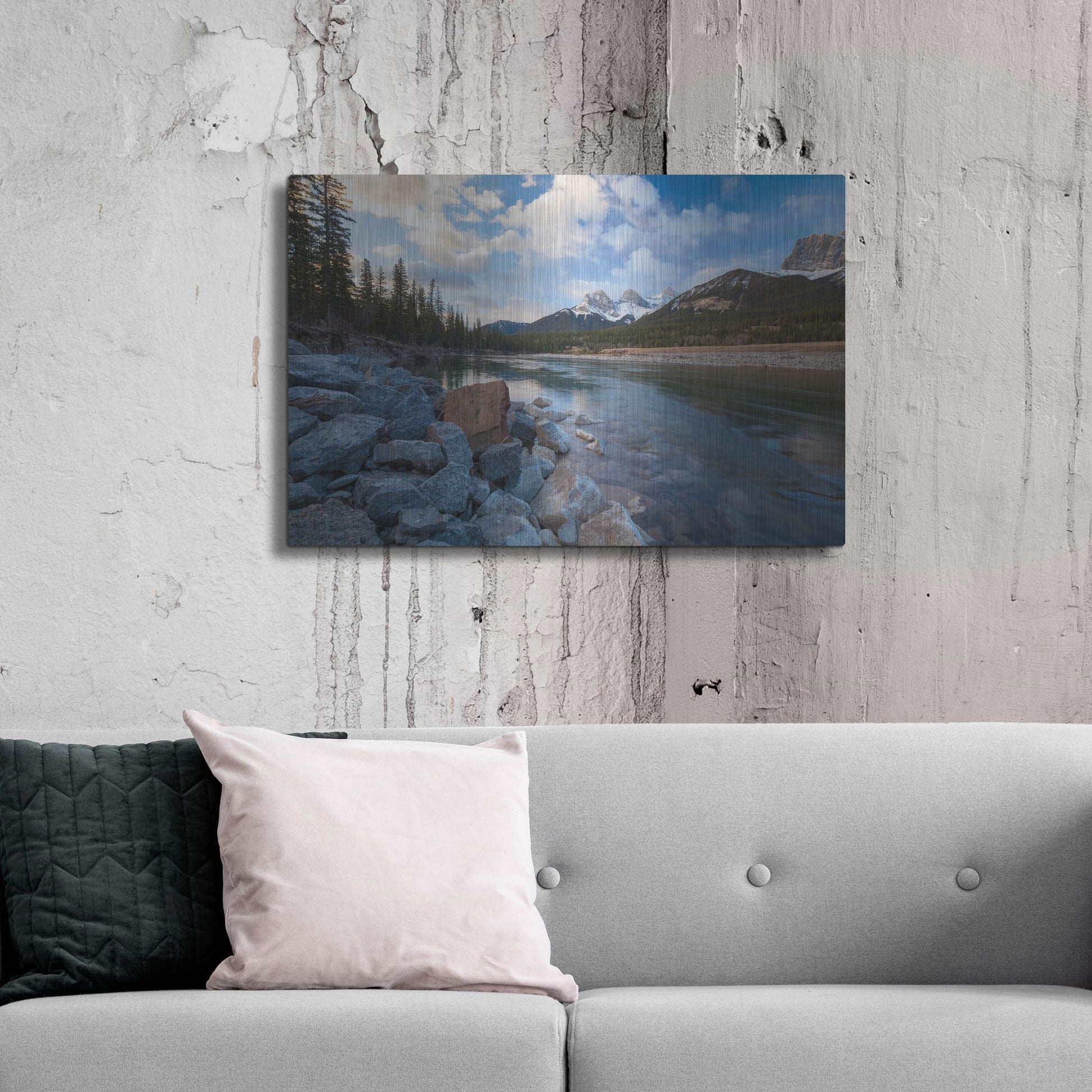 Luxe Metal Art 'Three Sisters 1' by Joe Reimer Photography, Metal Wall Art,36x24