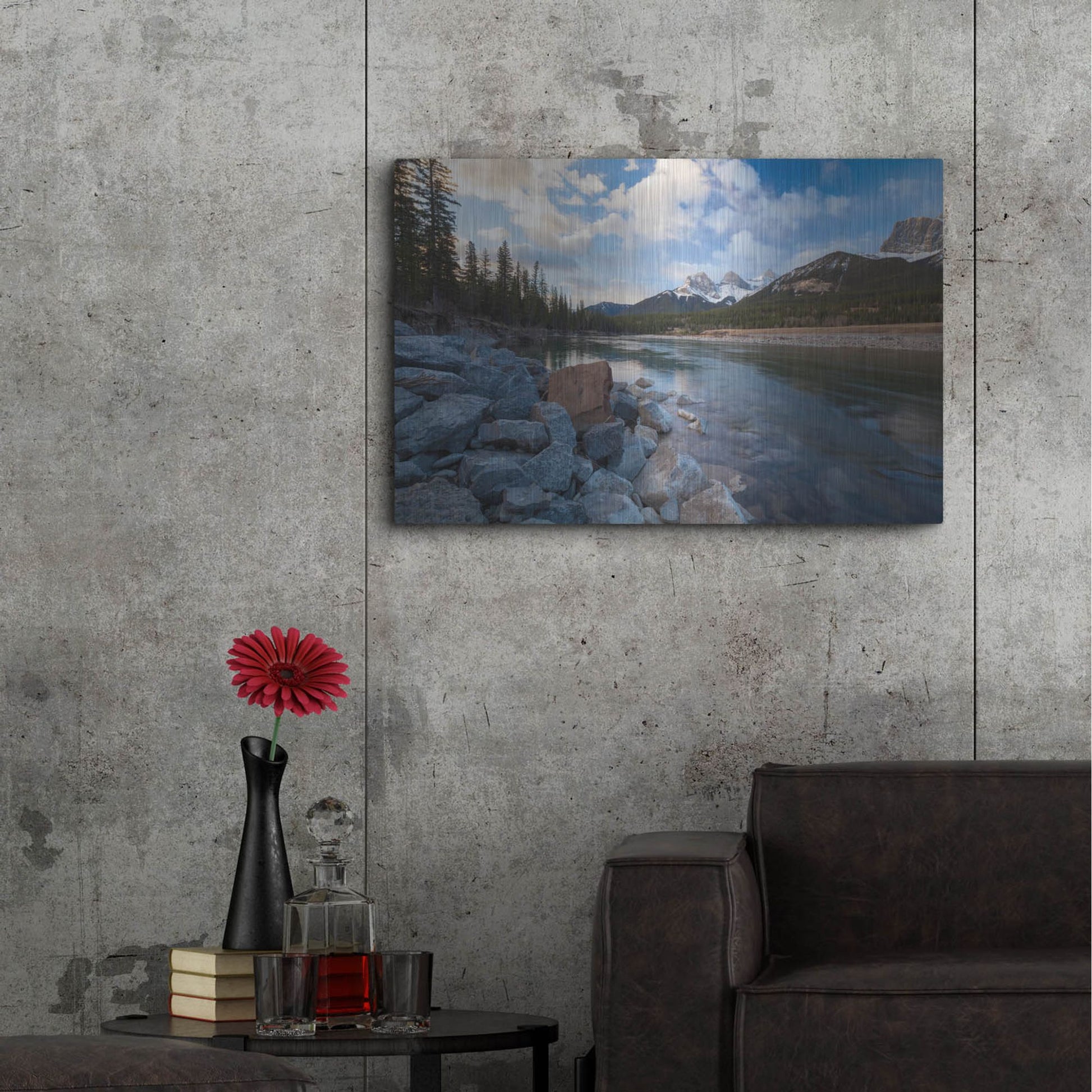 Luxe Metal Art 'Three Sisters 1' by Joe Reimer Photography, Metal Wall Art,36x24