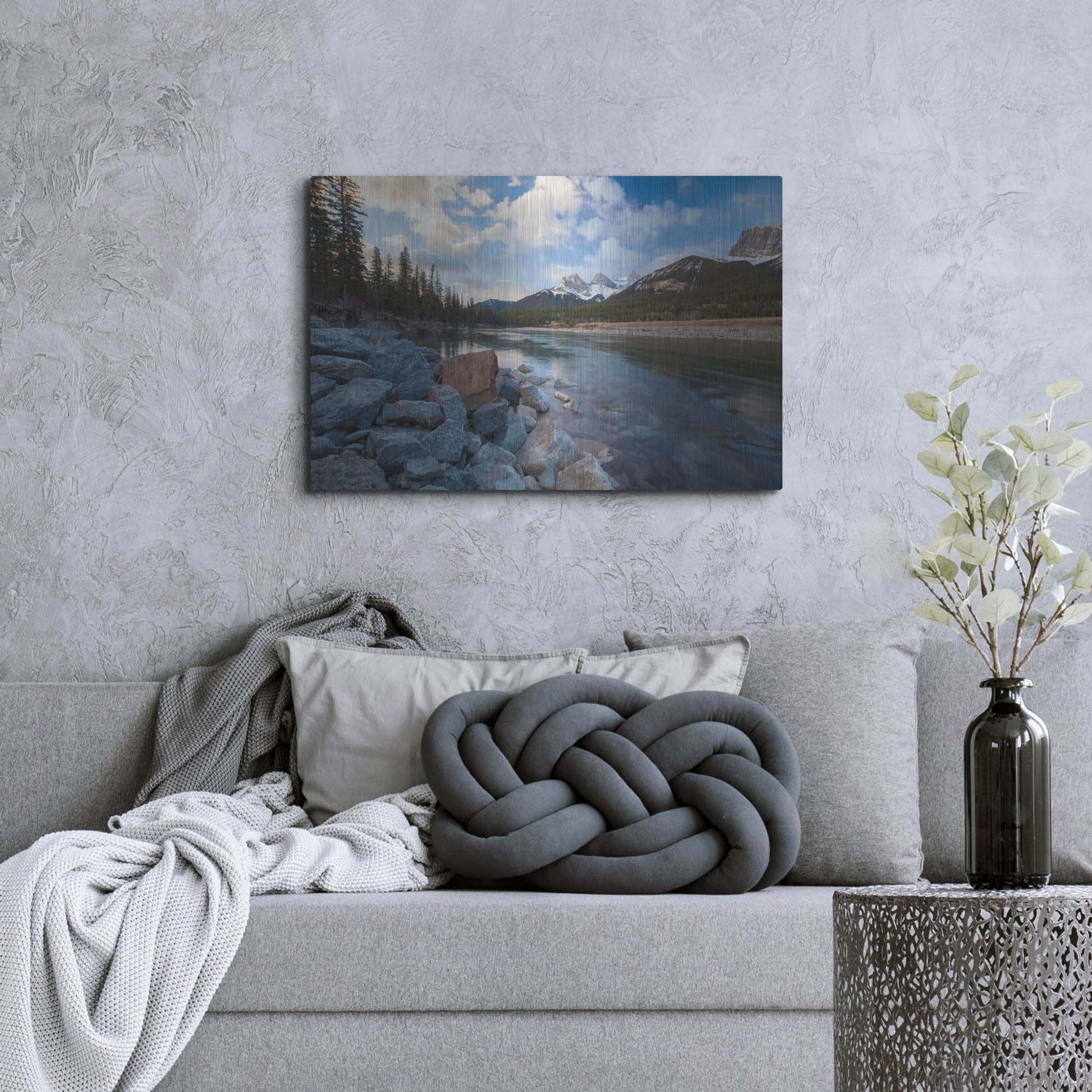 Luxe Metal Art 'Three Sisters 1' by Joe Reimer Photography, Metal Wall Art,36x24