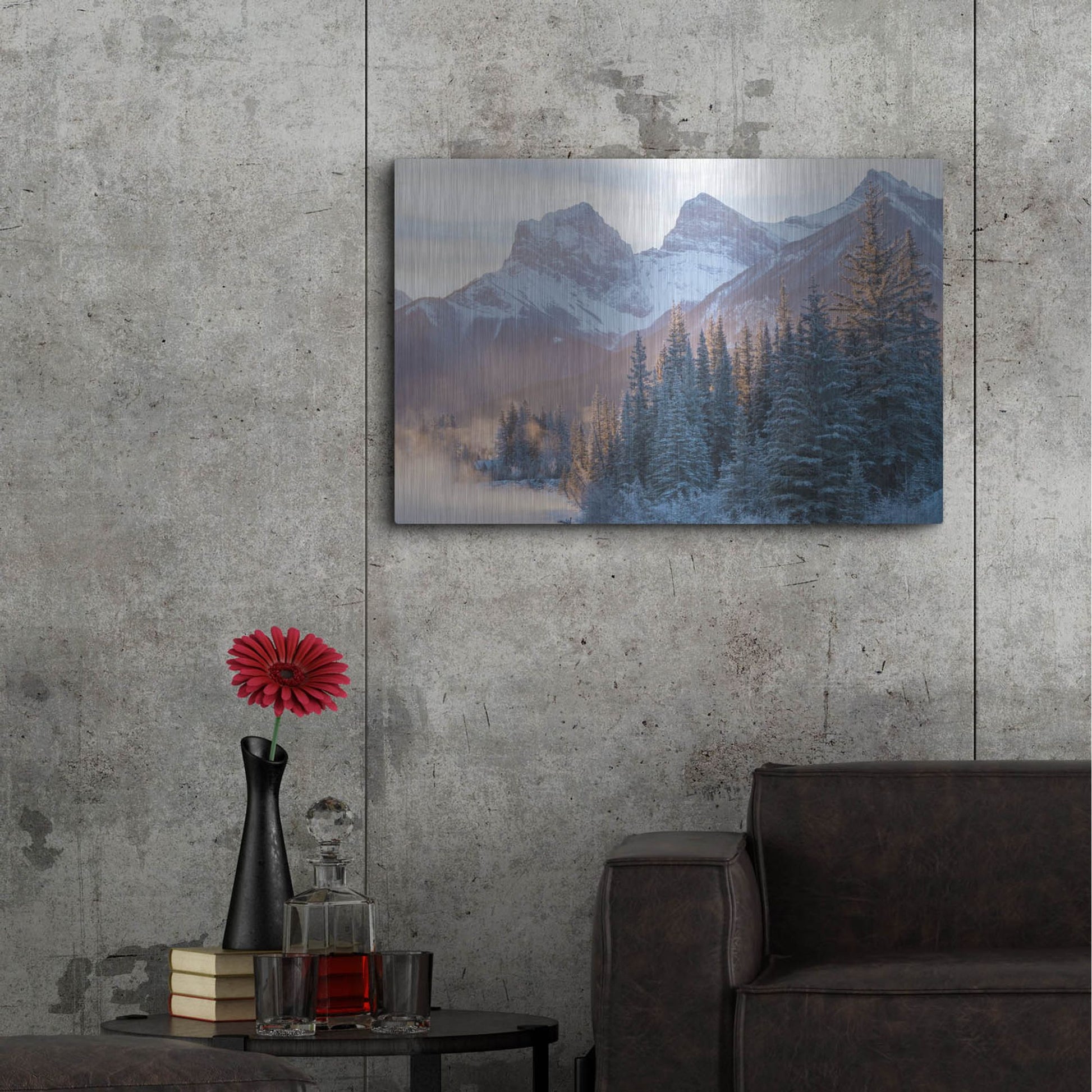 Luxe Metal Art 'Three Sisters 2' by Joe Reimer Photography, Metal Wall Art,36x24