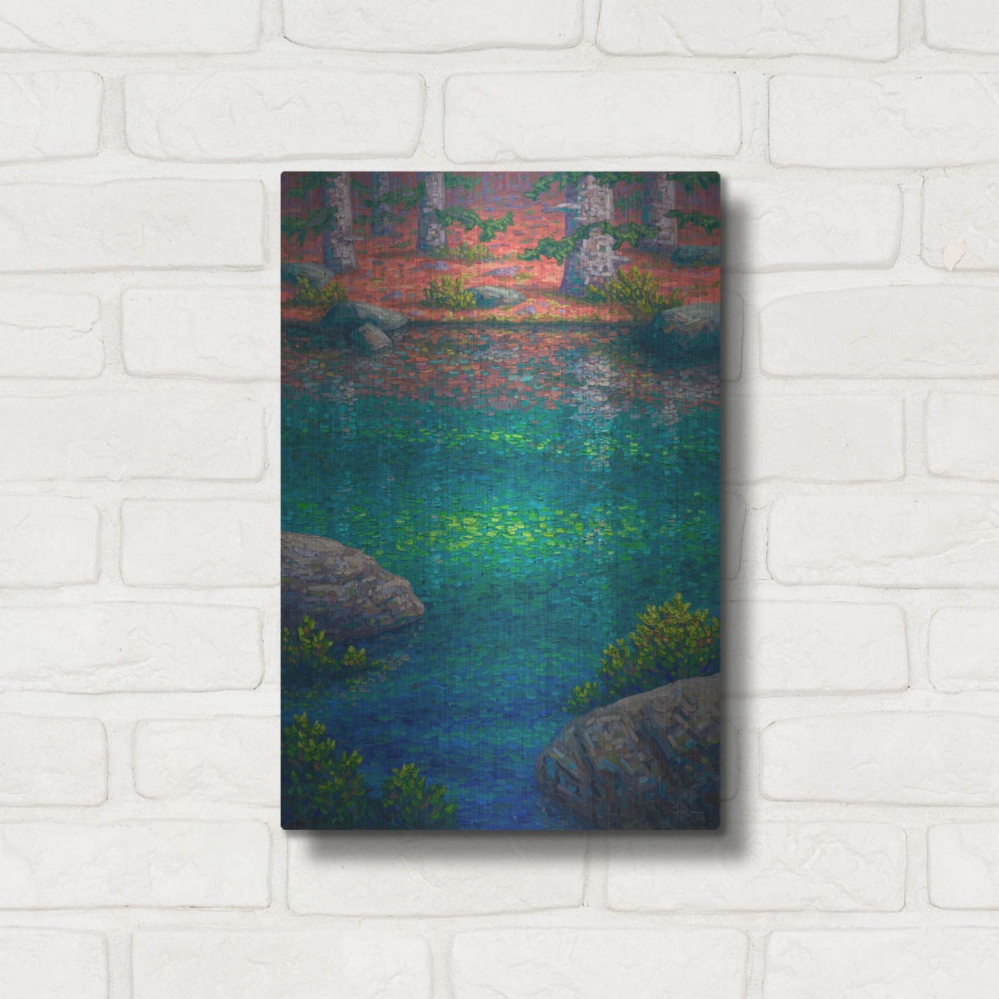 Luxe Metal Art 'Afternoon At Grassi Lakes' by Joe Reimer, Metal Wall Art,12x16