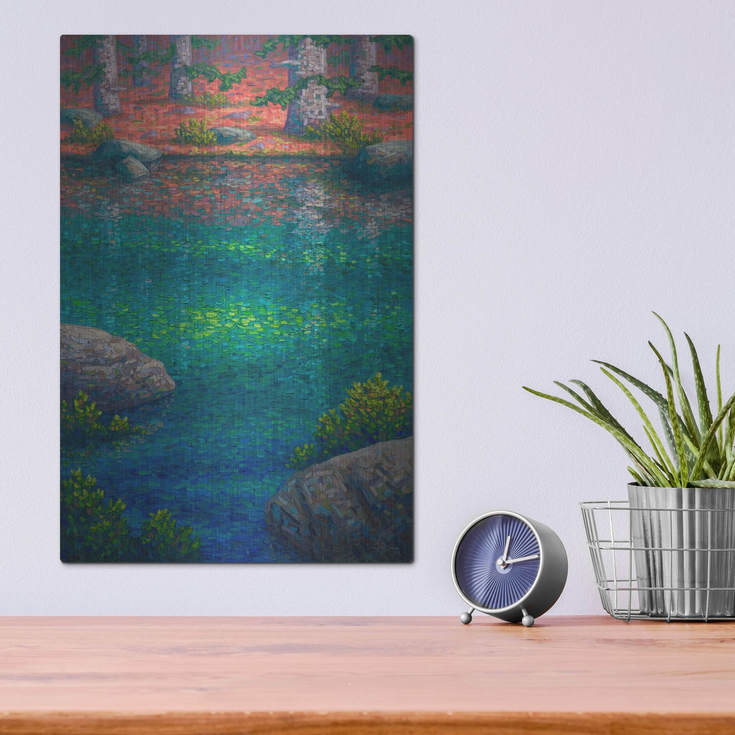 Luxe Metal Art 'Afternoon At Grassi Lakes' by Joe Reimer, Metal Wall Art,12x16