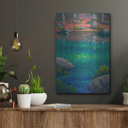 Luxe Metal Art 'Afternoon At Grassi Lakes' by Joe Reimer, Metal Wall Art,12x16