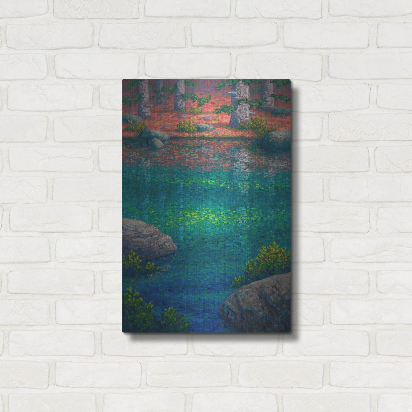 Luxe Metal Art 'Afternoon At Grassi Lakes' by Joe Reimer, Metal Wall Art,16x24