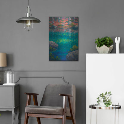 Luxe Metal Art 'Afternoon At Grassi Lakes' by Joe Reimer, Metal Wall Art,16x24