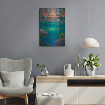 Luxe Metal Art 'Afternoon At Grassi Lakes' by Joe Reimer, Metal Wall Art,16x24