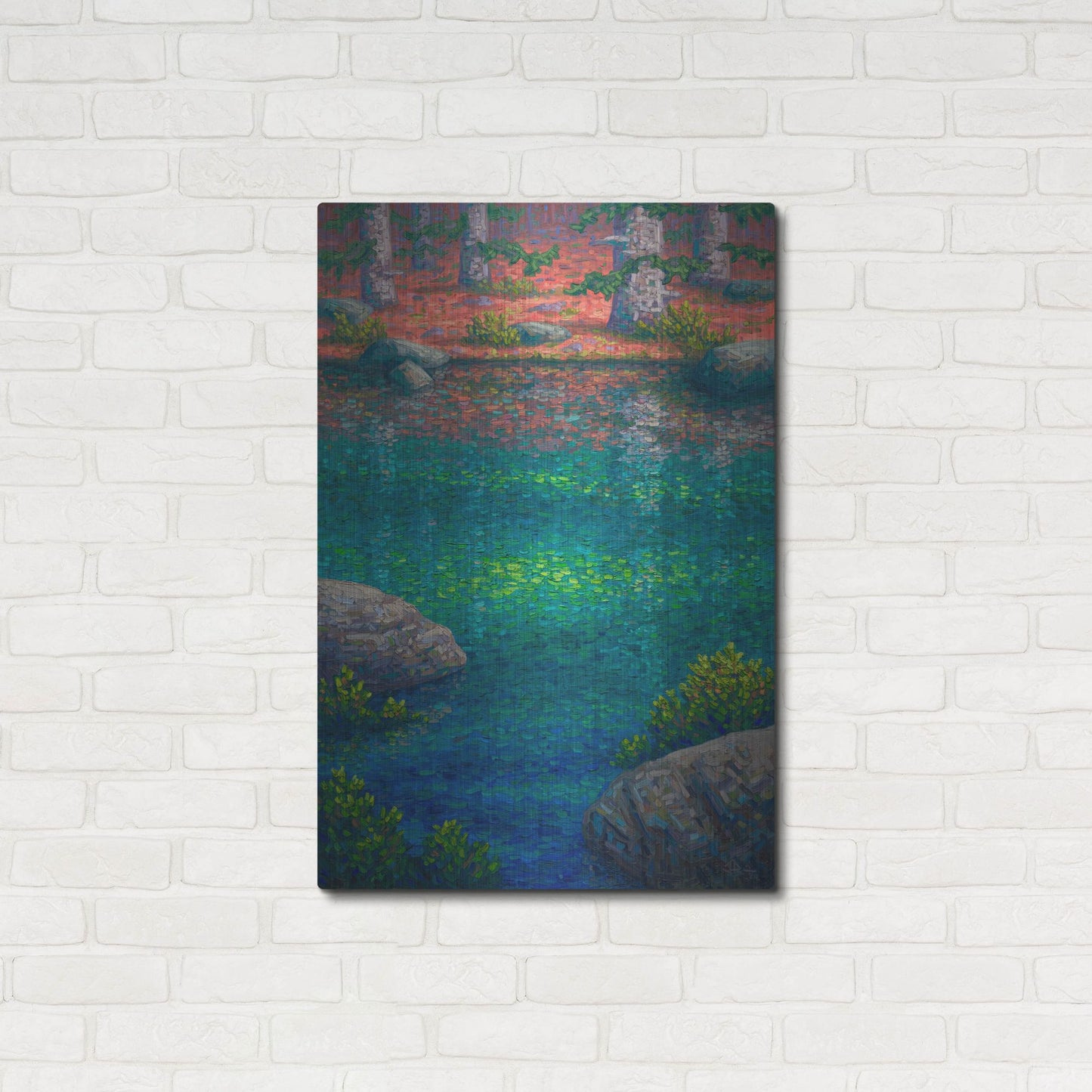 Luxe Metal Art 'Afternoon At Grassi Lakes' by Joe Reimer, Metal Wall Art,24x36