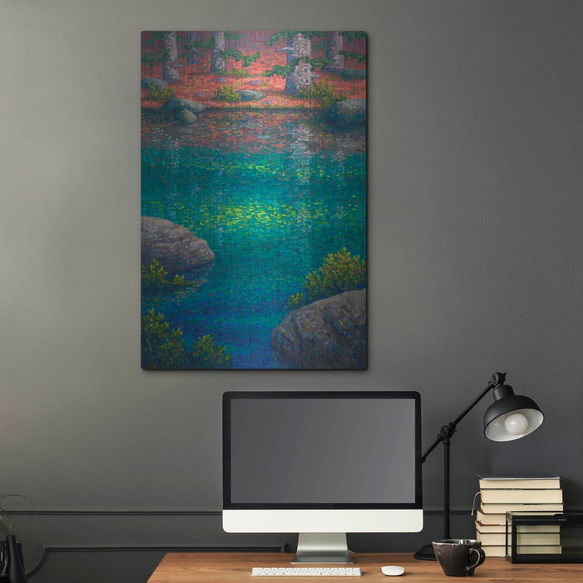 Luxe Metal Art 'Afternoon At Grassi Lakes' by Joe Reimer, Metal Wall Art,24x36