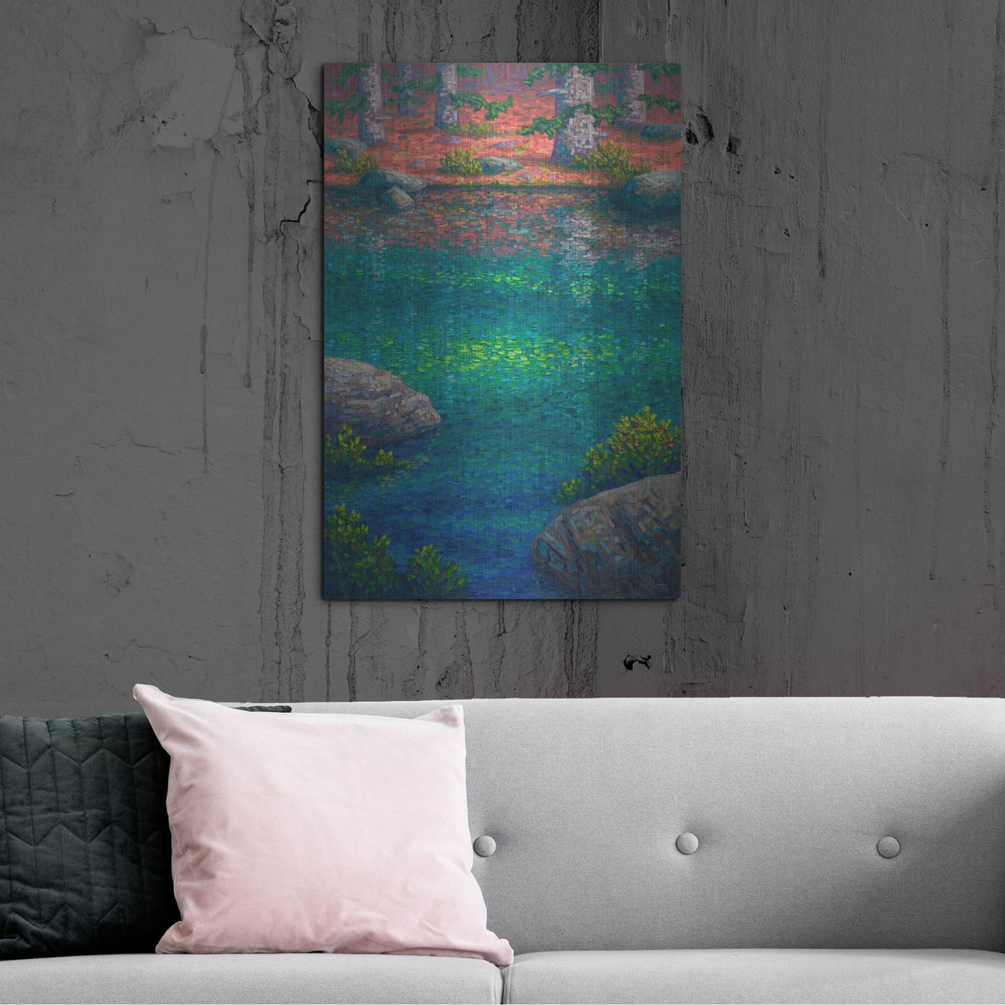Luxe Metal Art 'Afternoon At Grassi Lakes' by Joe Reimer, Metal Wall Art,24x36