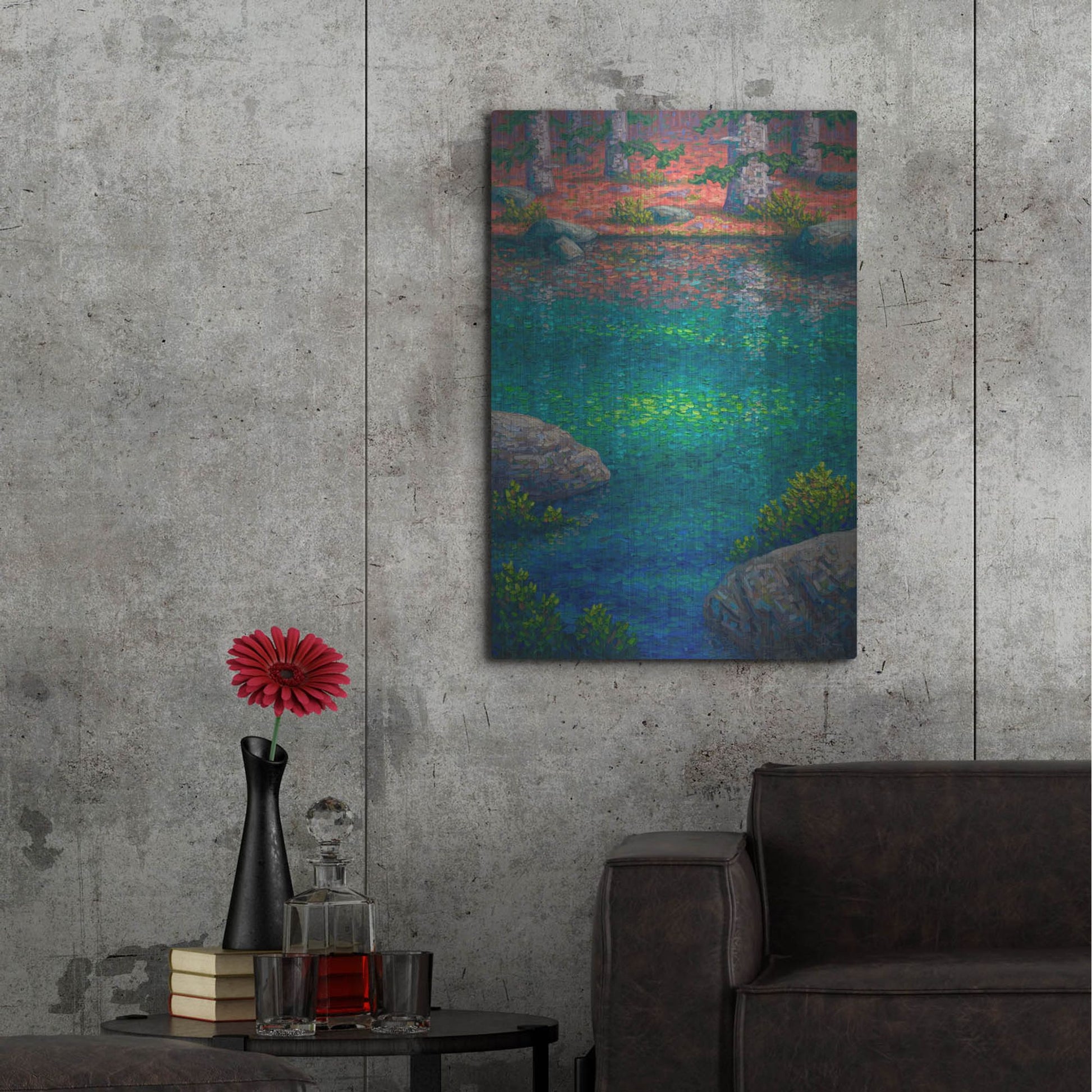 Luxe Metal Art 'Afternoon At Grassi Lakes' by Joe Reimer, Metal Wall Art,24x36