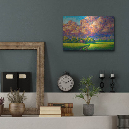 Luxe Metal Art 'August Storm' by Joe Reimer, Metal Wall Art,16x12