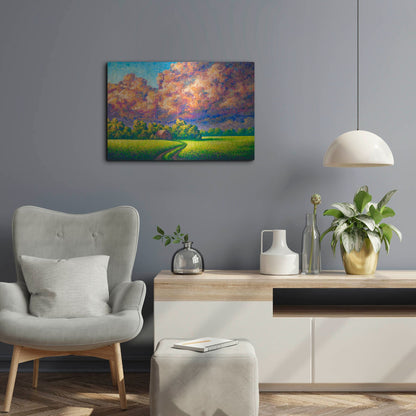 Luxe Metal Art 'August Storm' by Joe Reimer, Metal Wall Art,24x16