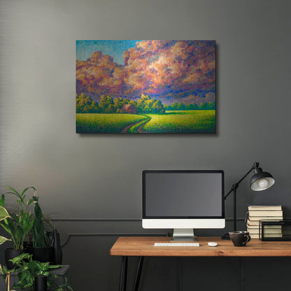Luxe Metal Art 'August Storm' by Joe Reimer, Metal Wall Art,36x24