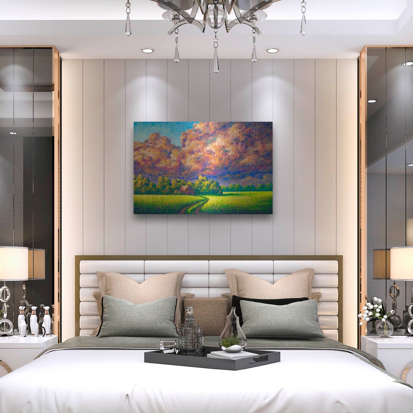 Luxe Metal Art 'August Storm' by Joe Reimer, Metal Wall Art,36x24