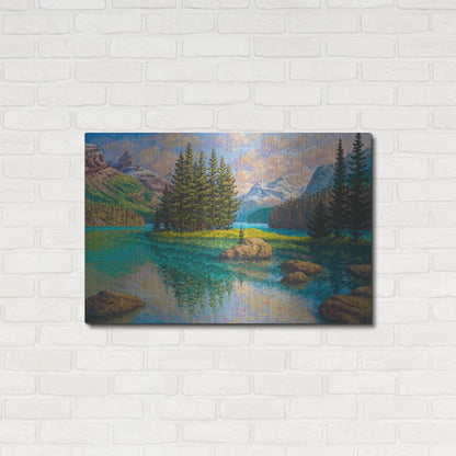 Luxe Metal Art 'Spirit Of Maligne' by Joe Reimer, Metal Wall Art,36x24