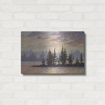 Luxe Metal Art 'Golden Elk Island' by Joe Reimer, Metal Wall Art,24x16