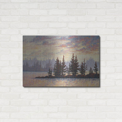 Luxe Metal Art 'Golden Elk Island' by Joe Reimer, Metal Wall Art,36x24