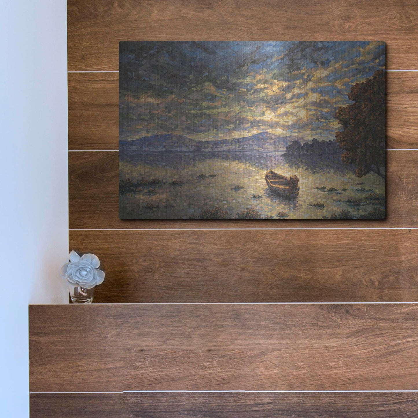 Luxe Metal Art 'Renacer del Alma' by Joe Reimer, Metal Wall Art,16x12