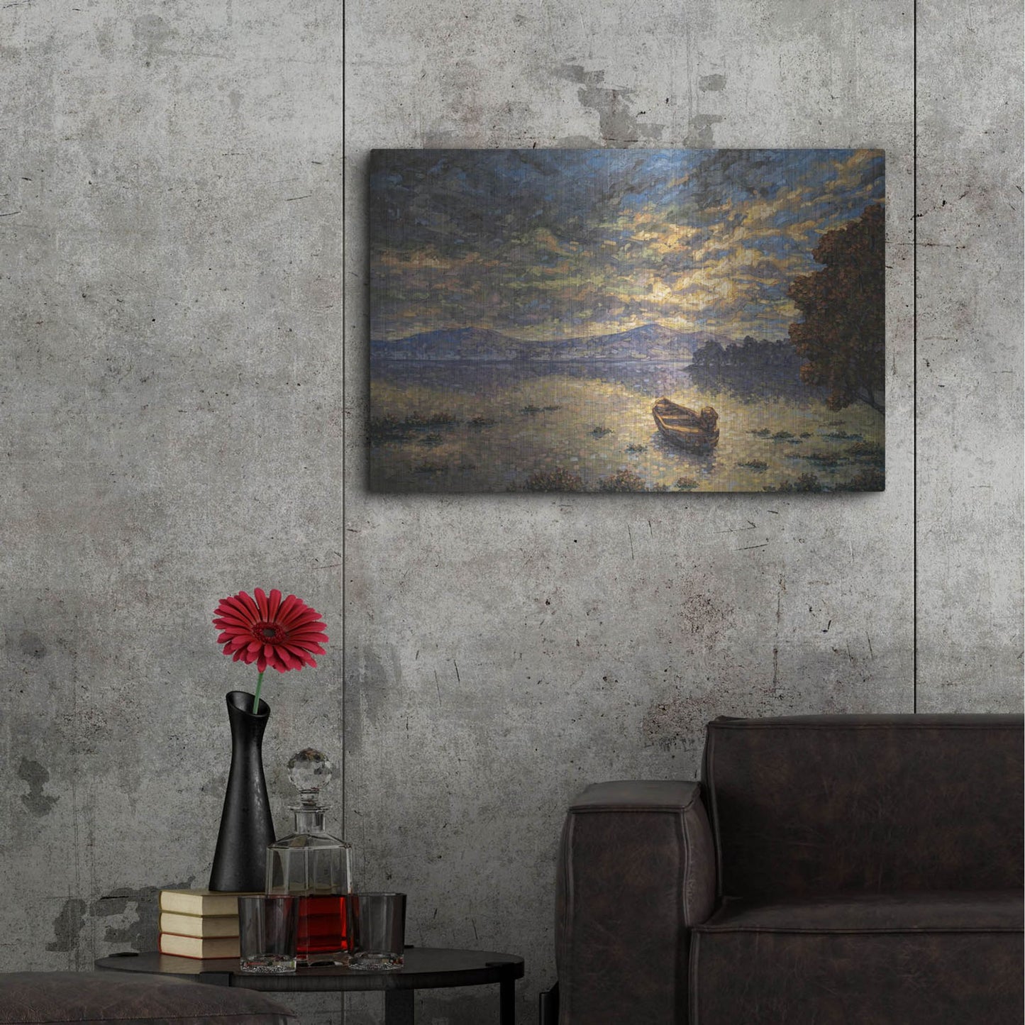 Luxe Metal Art 'Renacer del Alma' by Joe Reimer, Metal Wall Art,36x24