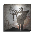 Luxe Metal Art 'Calling Elk' by Lightbox Journal, Metal Wall Art