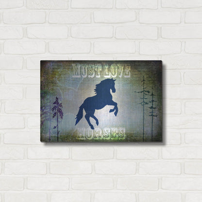 Luxe Metal Art 'Country Horse II' by Lightbox Journal, Metal Wall Art,24x16