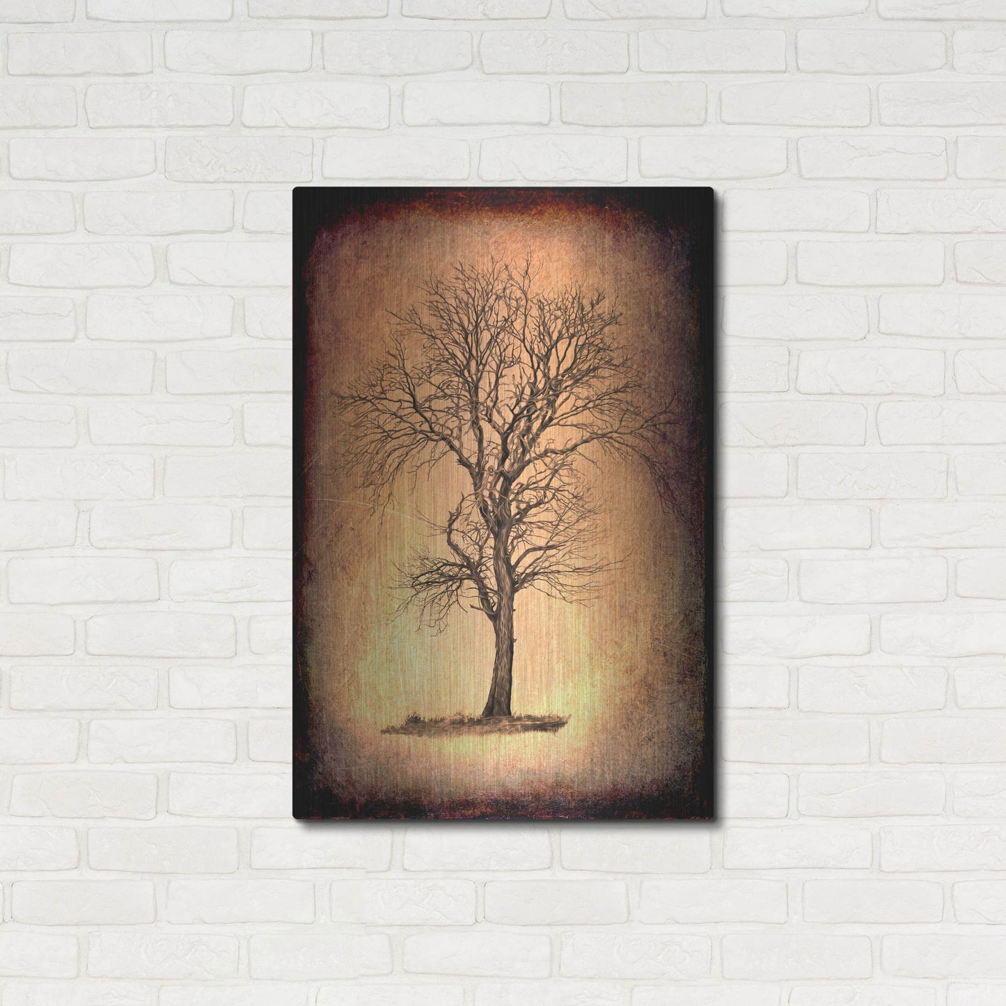 Luxe Metal Art 'For the Love of Trees II' by Lightbox Journal, Metal Wall Art,24x36