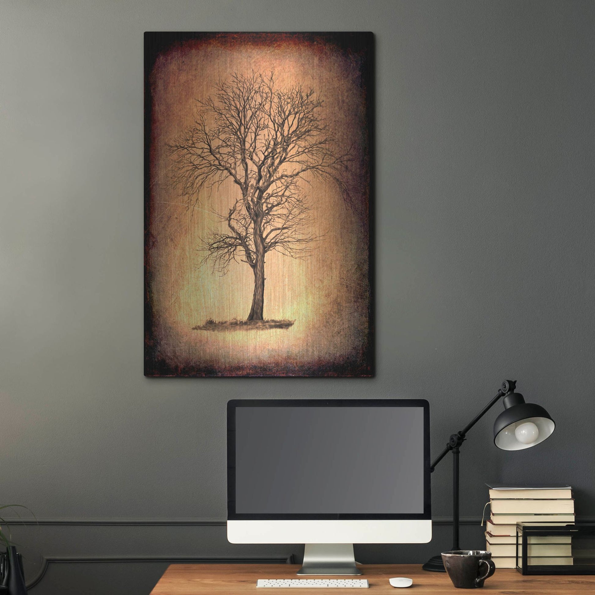 Luxe Metal Art 'For the Love of Trees II' by Lightbox Journal, Metal Wall Art,24x36