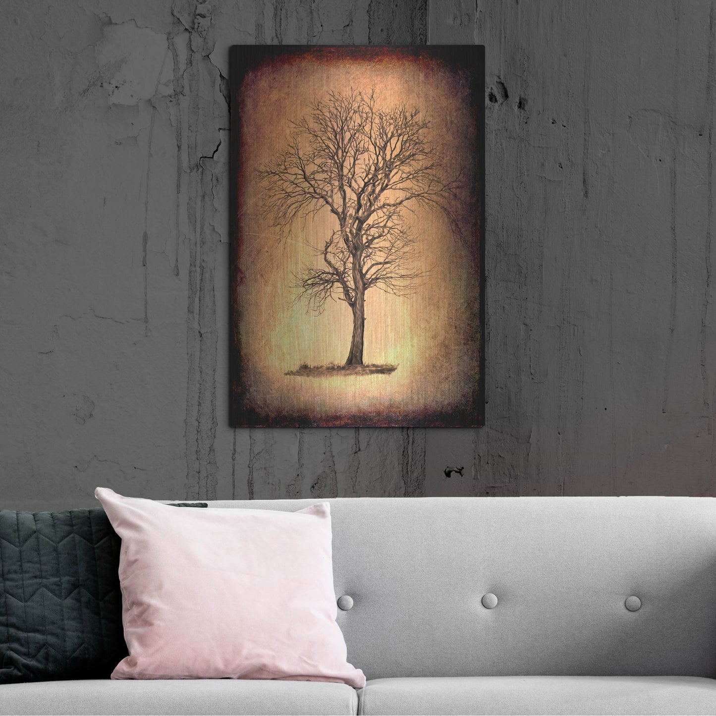 Luxe Metal Art 'For the Love of Trees II' by Lightbox Journal, Metal Wall Art,24x36