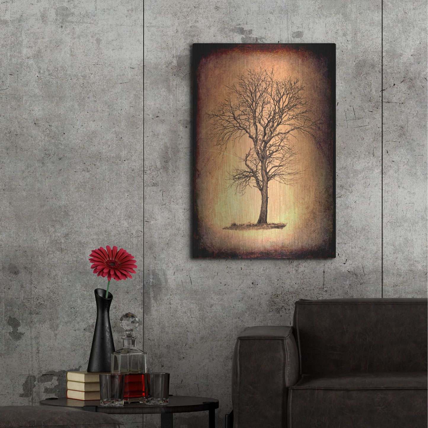 Luxe Metal Art 'For the Love of Trees II' by Lightbox Journal, Metal Wall Art,24x36