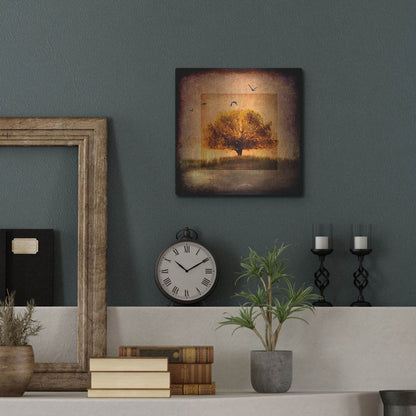 Luxe Metal Art 'For the Love of Trees III' by Lightbox Journal, Metal Wall Art,12x12