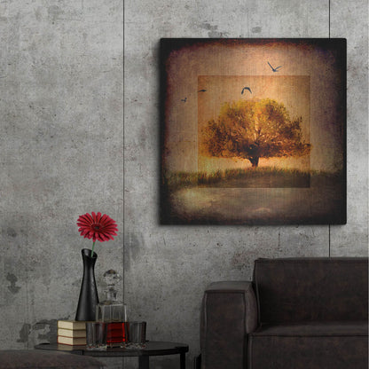 Luxe Metal Art 'For the Love of Trees III' by Lightbox Journal, Metal Wall Art,36x36