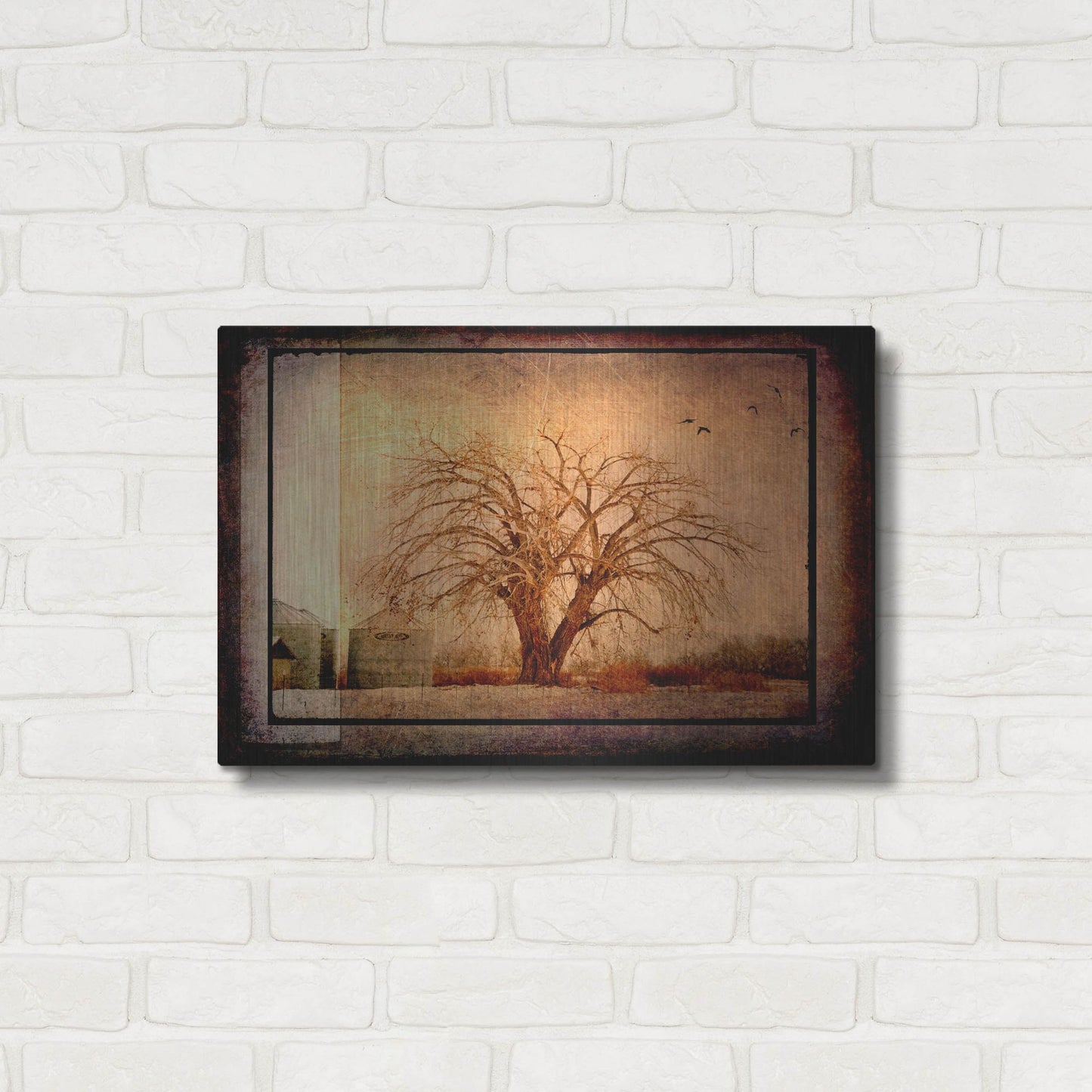 Luxe Metal Art 'For the Love of Trees IV' by Lightbox Journal, Metal Wall Art,24x16