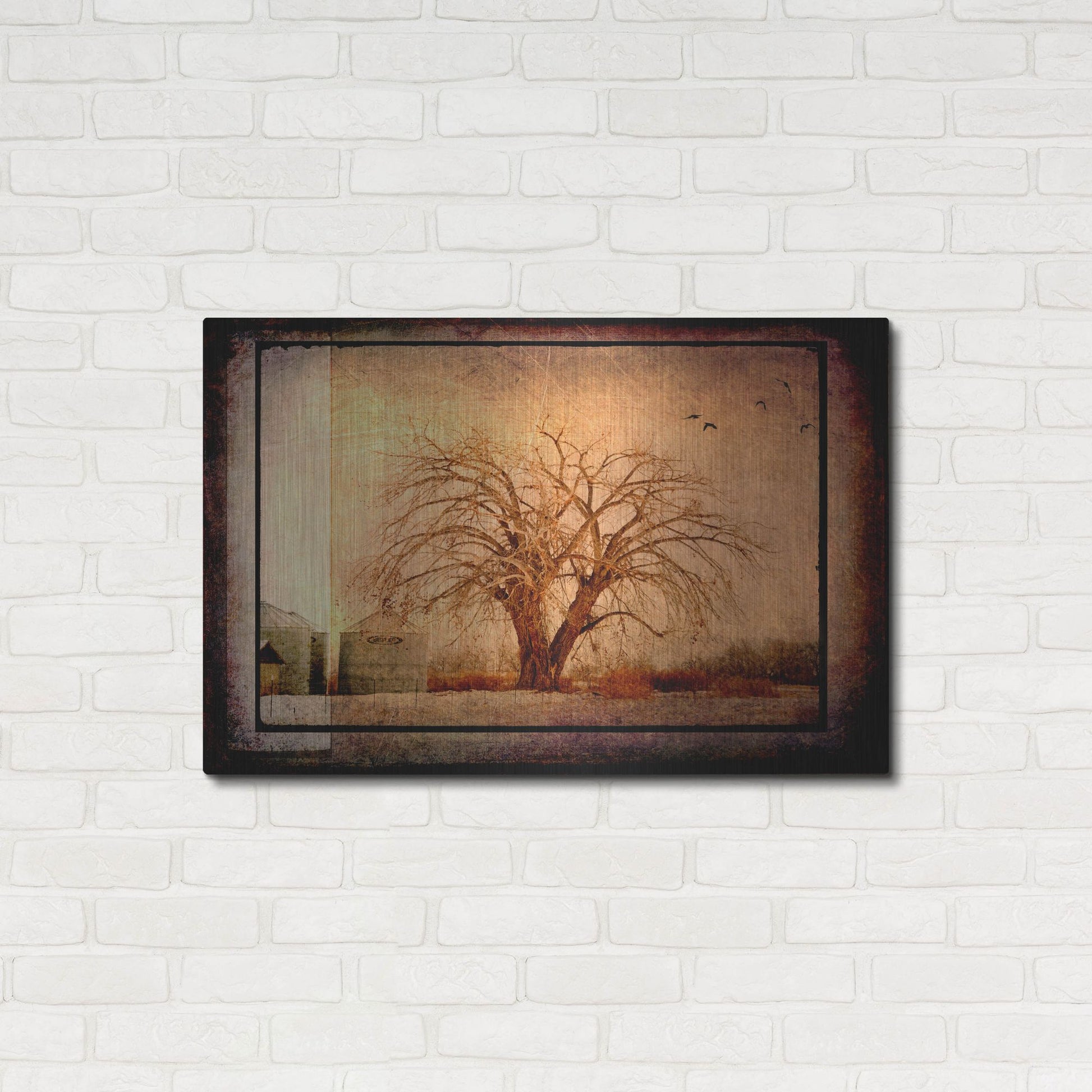 Luxe Metal Art 'For the Love of Trees IV' by Lightbox Journal, Metal Wall Art,36x24
