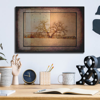 Luxe Metal Art 'For the Love of Trees V' by Lightbox Journal, Metal Wall Art,16x12