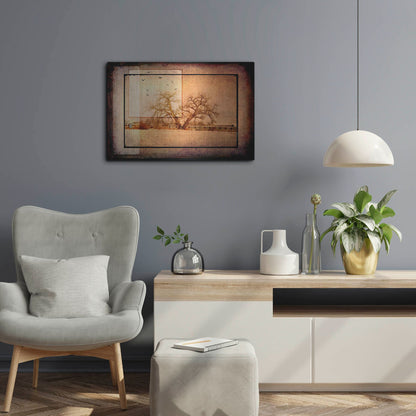 Luxe Metal Art 'For the Love of Trees V' by Lightbox Journal, Metal Wall Art,24x16
